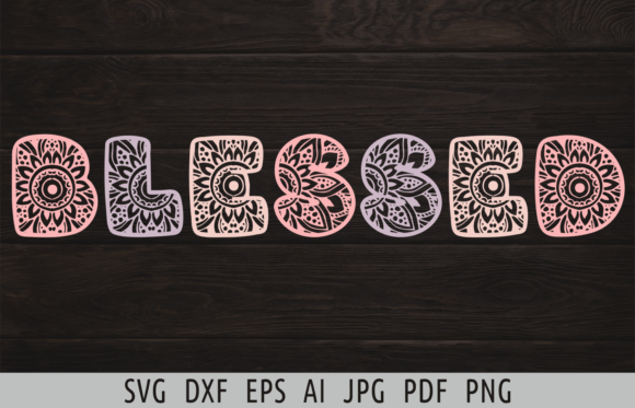 Blessed Svg Christian Quotes Religious Graphics for Crafts