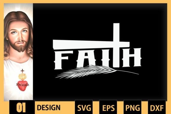Christian Faith and Cross Jesus Believer Graphics for Crafts
