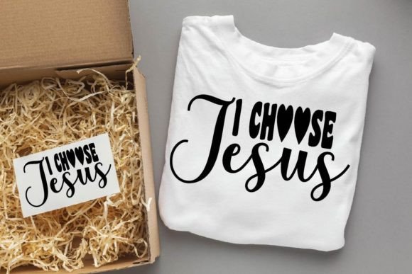 I Choose Jesus Christian SVG Designs for Crafts and Graphics