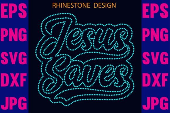 Jesus First Rhinestone Design