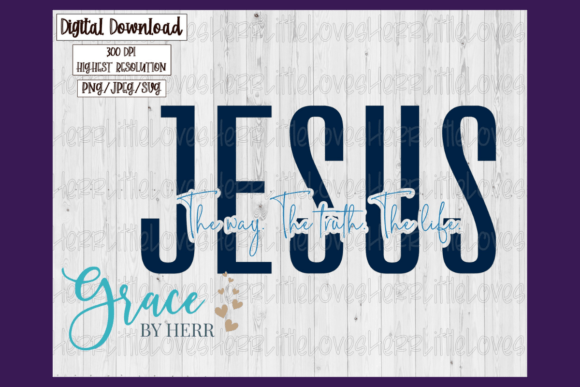 JESUS Scripture Prints: Graphics & Print Templates