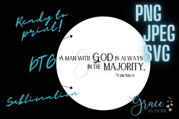 John Knox Christian Scripture Quote Graphics & Print Templates Review