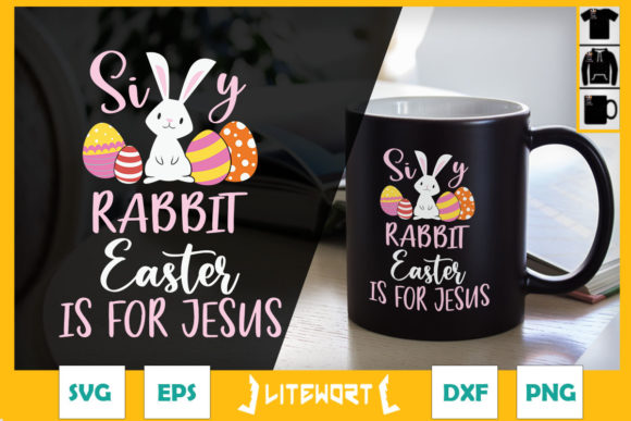 Rabbit Easter Is for Jesus Easter Day: Graphics & Crafts
